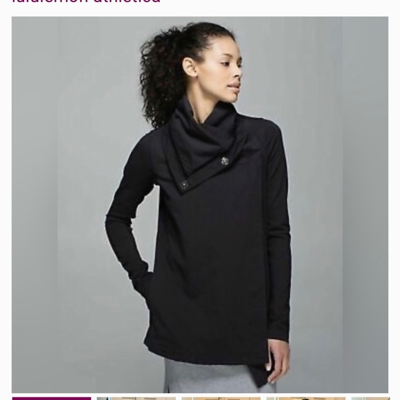 lululemon athletica Jackets & Blazers - Lululemon Black Zip Jacket, 4